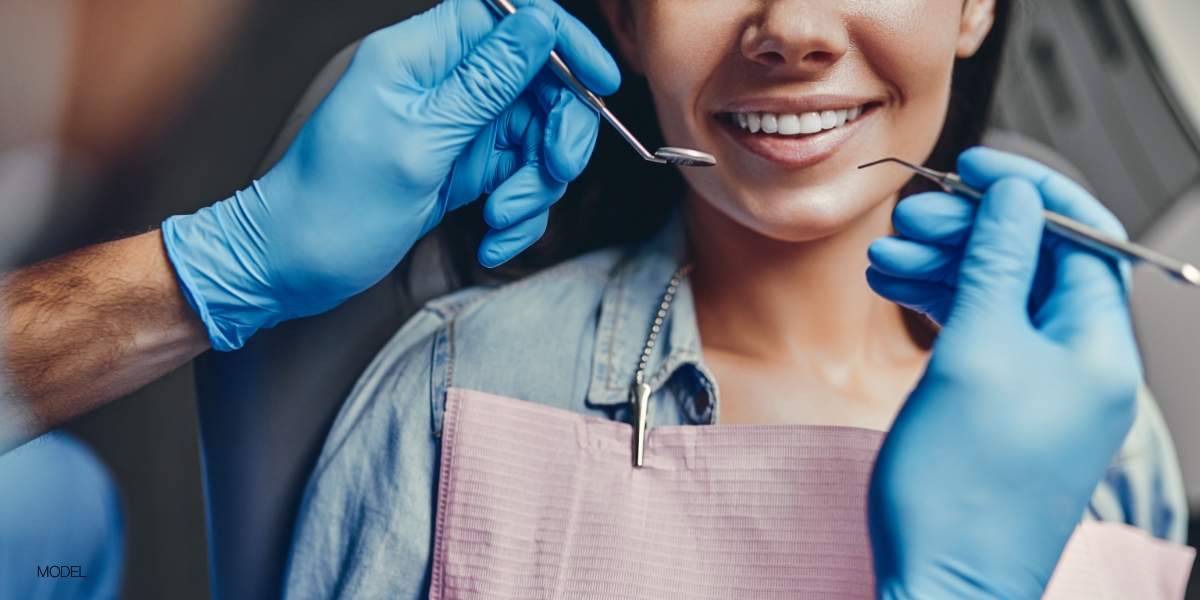 Female Model for Dental Implants
